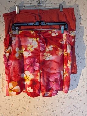 ♥️ 🧡 Jams World 2 pair boxer shorts, 1 solid drawstring Beach Ocean Surfer